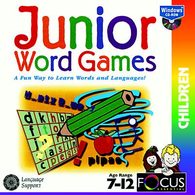 Junior Word Games PC CDROM software